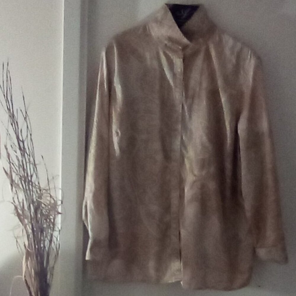 Women's Ralph Lauren Pure Cotton Button Down Shirt Size 3X Bust 50" ( Doubled)
